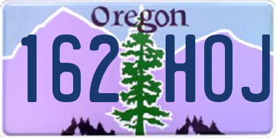 OR license plate 162HOJ