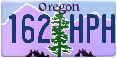 OR license plate 162HPH