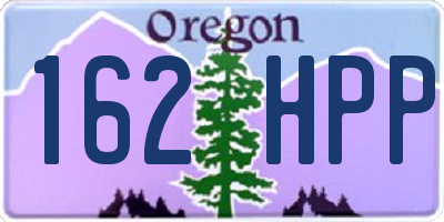 OR license plate 162HPP