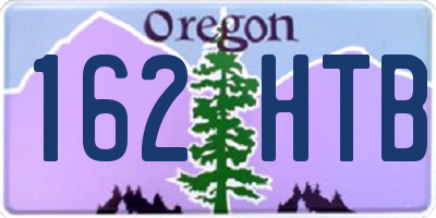 OR license plate 162HTB