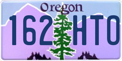 OR license plate 162HTO