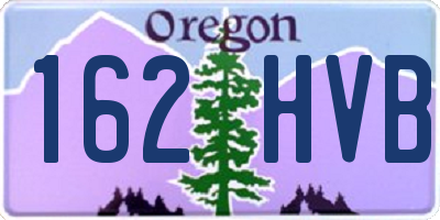 OR license plate 162HVB