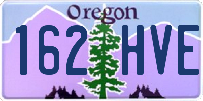OR license plate 162HVE