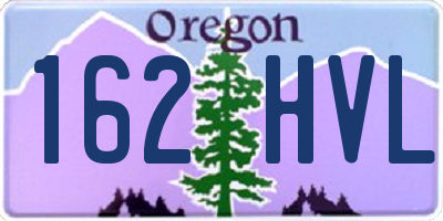 OR license plate 162HVL