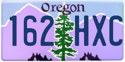 OR license plate 162HXC