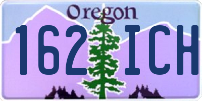 OR license plate 162ICH