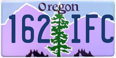 OR license plate 162IFC