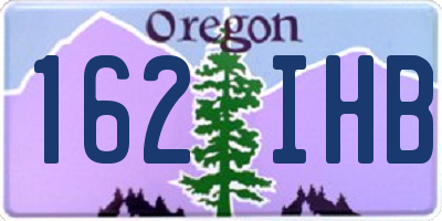 OR license plate 162IHB