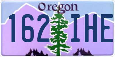 OR license plate 162IHE