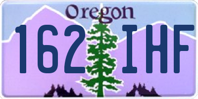 OR license plate 162IHF
