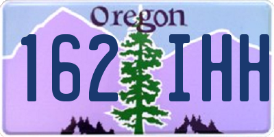OR license plate 162IHH