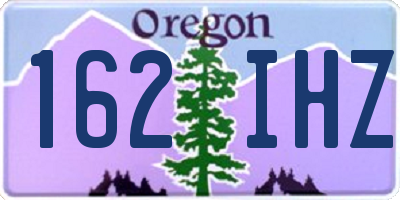 OR license plate 162IHZ