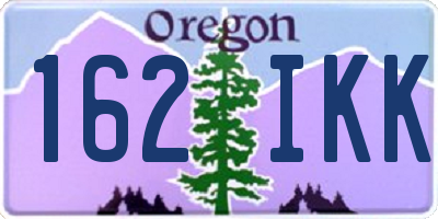 OR license plate 162IKK