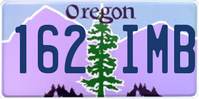 OR license plate 162IMB