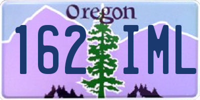 OR license plate 162IML