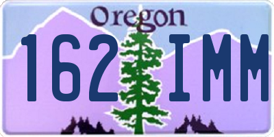 OR license plate 162IMM