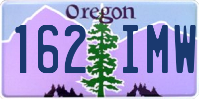 OR license plate 162IMW