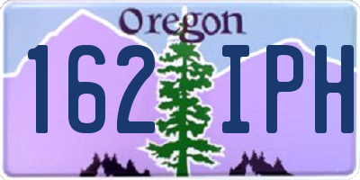 OR license plate 162IPH