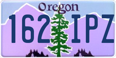OR license plate 162IPZ