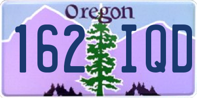 OR license plate 162IQD