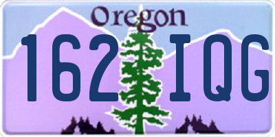 OR license plate 162IQG