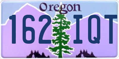 OR license plate 162IQT