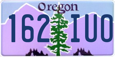 OR license plate 162IUO
