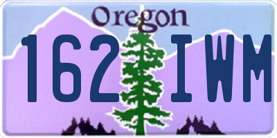OR license plate 162IWM