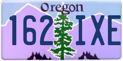 OR license plate 162IXE