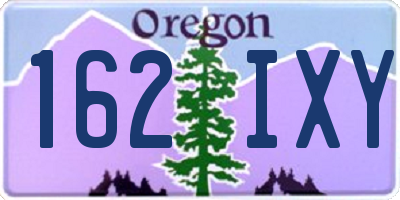 OR license plate 162IXY