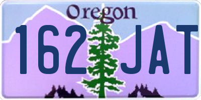 OR license plate 162JAT