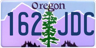 OR license plate 162JDC