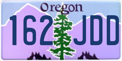 OR license plate 162JDD