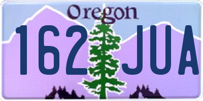 OR license plate 162JUA