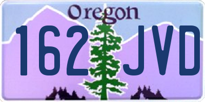 OR license plate 162JVD