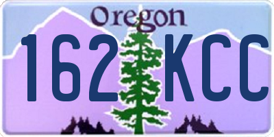 OR license plate 162KCC