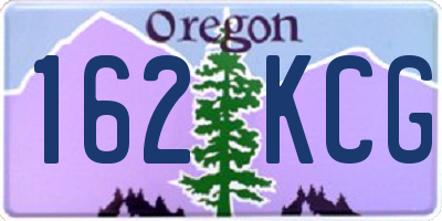 OR license plate 162KCG