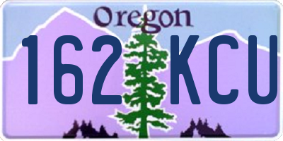 OR license plate 162KCU
