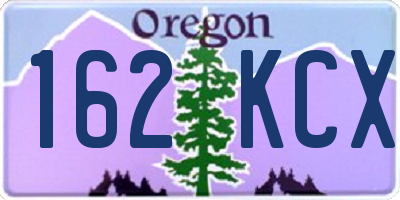 OR license plate 162KCX