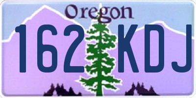 OR license plate 162KDJ