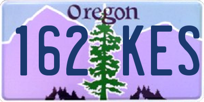 OR license plate 162KES