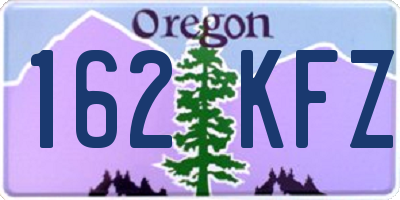 OR license plate 162KFZ