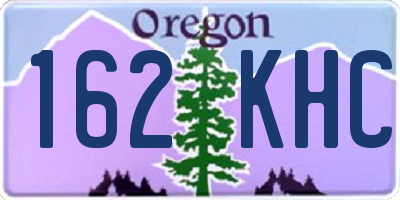 OR license plate 162KHC