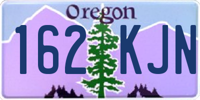 OR license plate 162KJN