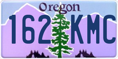 OR license plate 162KMC