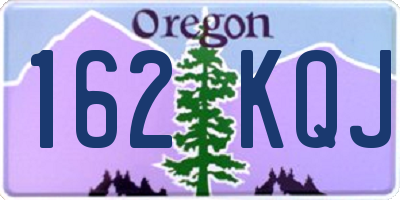 OR license plate 162KQJ
