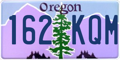 OR license plate 162KQM
