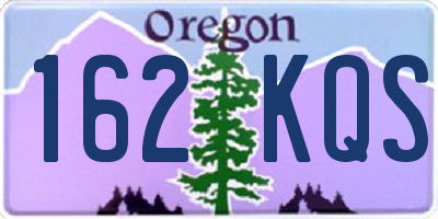 OR license plate 162KQS