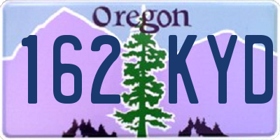 OR license plate 162KYD