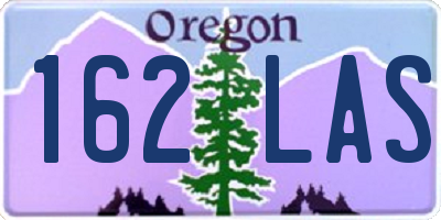 OR license plate 162LAS